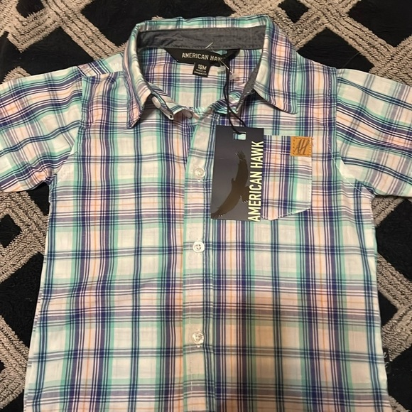American Hawk button down, short sleeves 18m - Picture 1 of 3